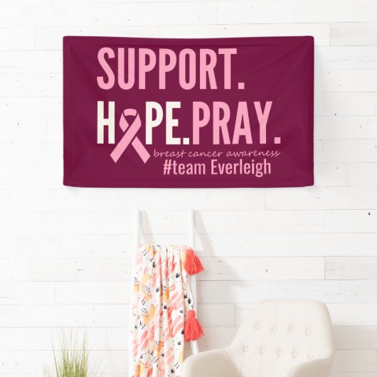 Borstkanker Gepersonaliseerd Bannerteken Spandoek (Insitu)