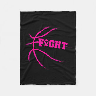 Borstkanker gevecht basketballer roze lint fleece deken