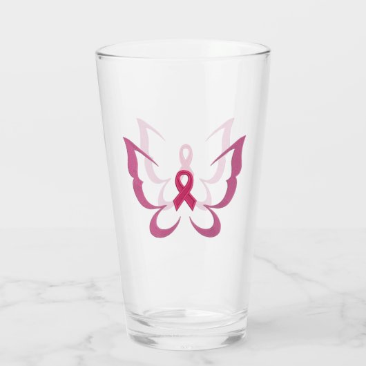 Borstkanker Glas (Achterkant)