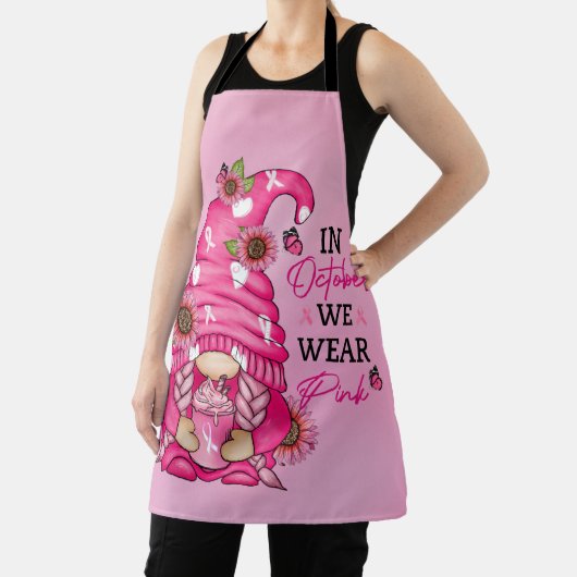 Borstkanker Gnome Apron Schort (Insitu)