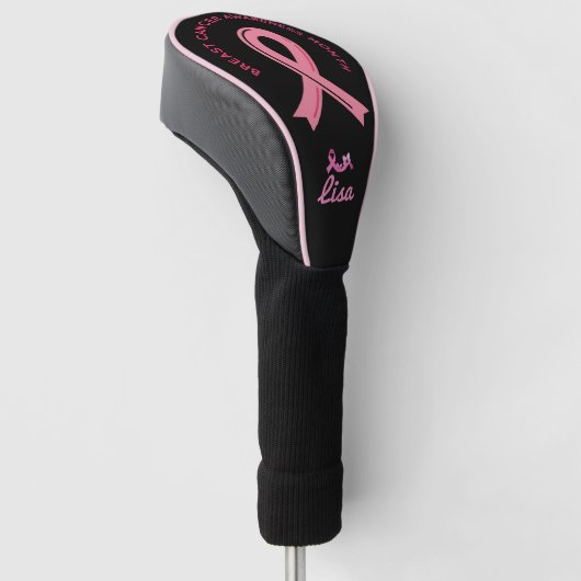 Borstkanker Golfheadcover (Schuin)