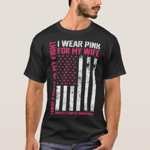 Borstkanker Haar gevecht is mijn gevecht Ik Draag T-shirt