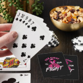 Borstkanker Haar Strijd is Onze Strijd Borstkanker Pokerkaarten (Insitu)