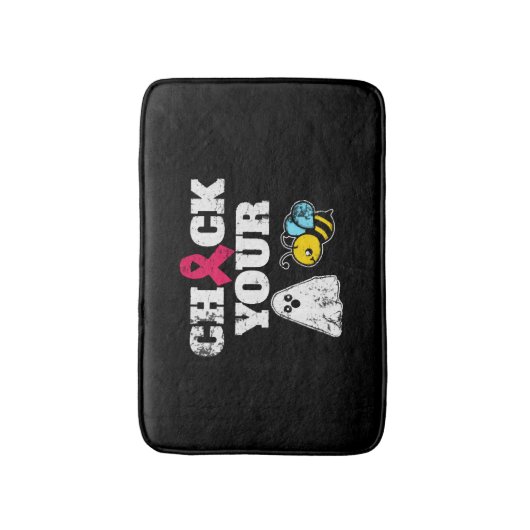 Borstkanker Halloween Badmat (Voorkant Verticaal)