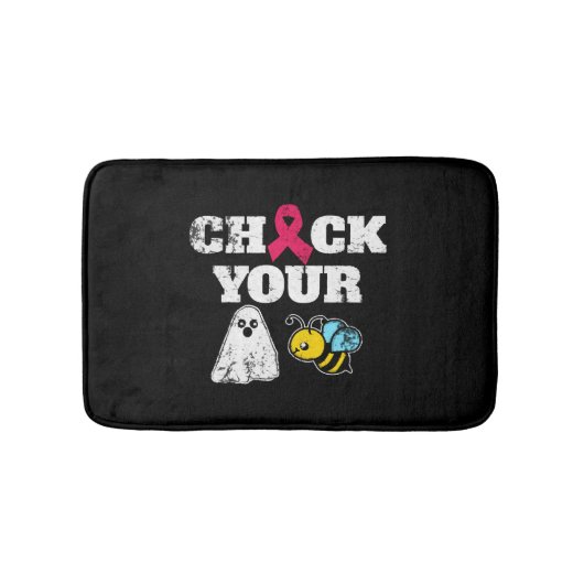 Borstkanker Halloween Badmat (Voorkant)