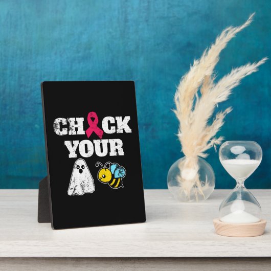 Borstkanker Halloween Fotoplaat (Zijkant)