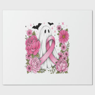Borstkanker Halloween Geest Boho Cadeaupapier