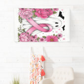 Borstkanker Halloween Geest Boho Spandoek (Insitu)