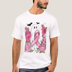 Borstkanker Halloween Geest Boho T-shirt