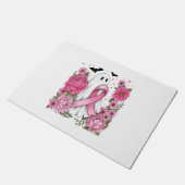 Borstkanker Halloween Ghost Boho Deurmat (Schuin)