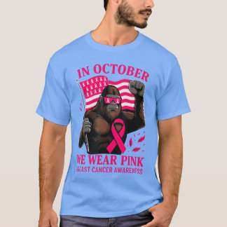 Borstkanker Halloween in oktober dragen we roze gi T-shirt