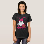 Borstkanker Halloween in oktober We Draag Roze T-shirt (Voorkant volledig)
