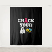 Borstkanker Halloween Wandkleed (Voorkant)