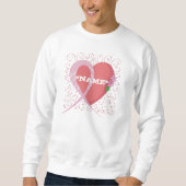 Borstkanker Harder Gepersonaliseerd Sweatshirt (Voorkant)