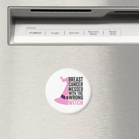 Borstkanker heeft de verkeerde heks lastiggevallen magneet (Insitu (Vaatwasser))