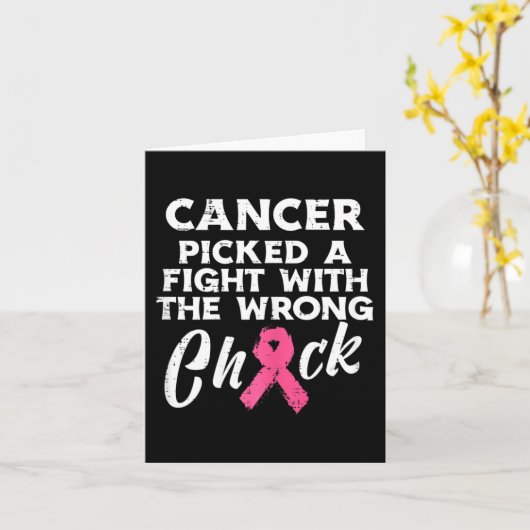 Borstkanker heeft een foute griezeligheid ontdekt kaart (Gele Bloem)