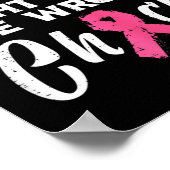 Borstkanker heeft een foute griezeligheid ontdekt poster (Hoek)