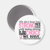 Borstkanker hoe sterk we zijn magneet (Voorkant / Achterkant)