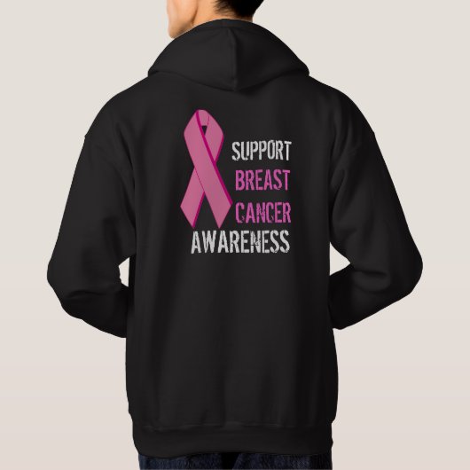 Borstkanker Hoodie (Achterkant)