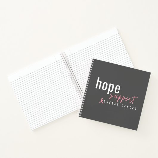 borstkanker hoop steun Notitieboeken Journals (Binnen)