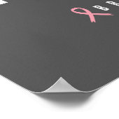 Borstkanker. Hoop. Steun. POSTER & PRINTS (Hoek)