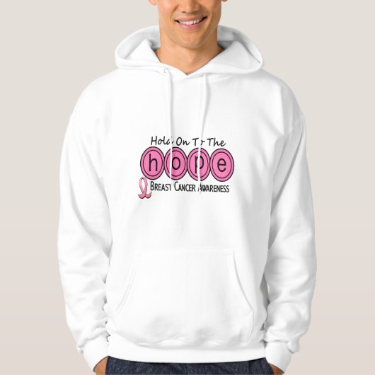 Borstkanker HOPE 6 Hoodie (Voorkant)