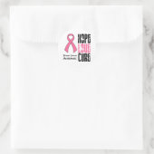 Borstkanker Hope Love Cure Ribbon Ronde Sticker (Tas)