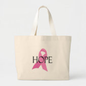 Borstkanker HOPE strandzak Grote Tote Bag (Voorkant)