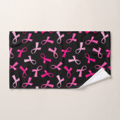 Borstkanker Hot Pink lintpatroon Bad Handdoek (Handdoek)