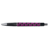 Borstkanker Hot Pink lintpatroon Pen (Voorkant)