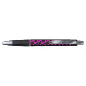 Borstkanker Hot Pink lintpatroon Pen (Achterkant)