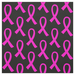Borstkanker Hot Pink lintpatroon Stof