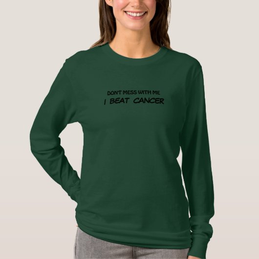 Borstkanker Humor T-shirt (Voorkant)