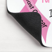 Borstkanker Ik Draag roze 1 Muismat (Hoek)