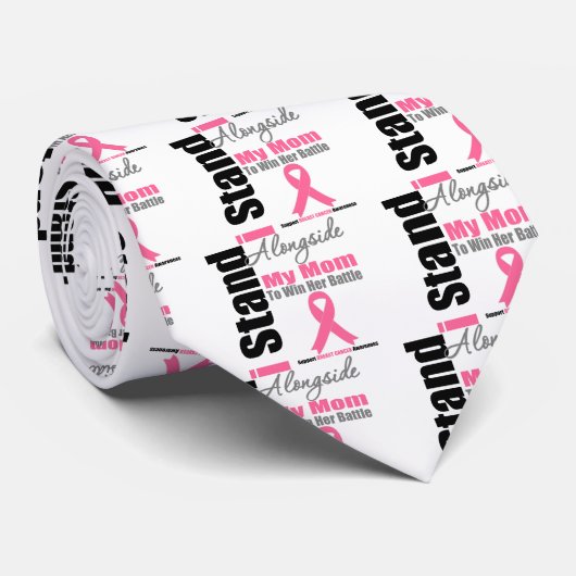 Borstkanker Ik sta naast mijn moeder Stropdas (Opgerold)