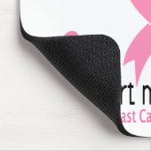 Borstkanker Ik steun mijn beste vriend Muismat (Hoek)