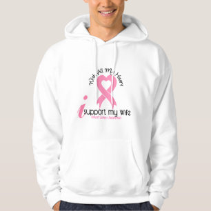 Borstkanker Ik steun mijn vrouw Hoodie