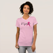 Borstkanker Im a Fighter T-shirt (Voorkant volledig)