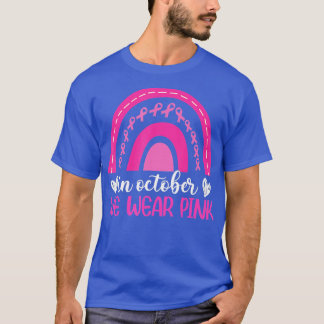 Borstkanker in oktober Draag we T-shirt