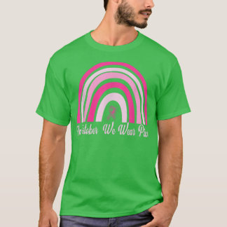 Borstkanker in oktober Draag we T-shirt