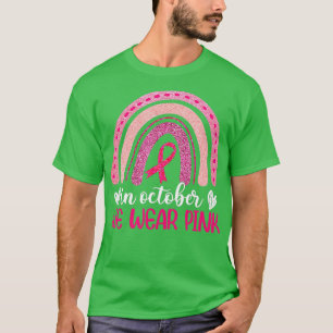 Borstkanker in oktober Draag we T-shirt