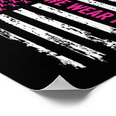 Borstkanker in oktober poster (Hoek)