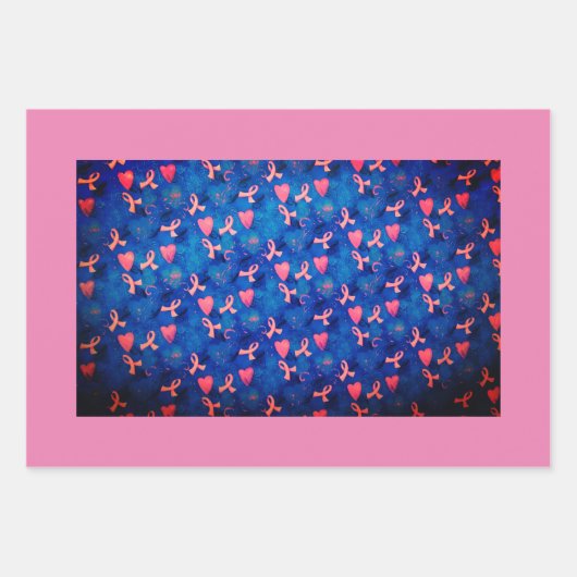 Borstkanker Inpakpapier Vel (Voorkant 3)