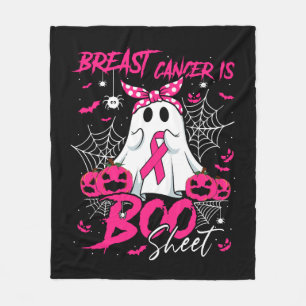 Borstkanker is boekenblaasborstkanker Halloween Fleece Deken
