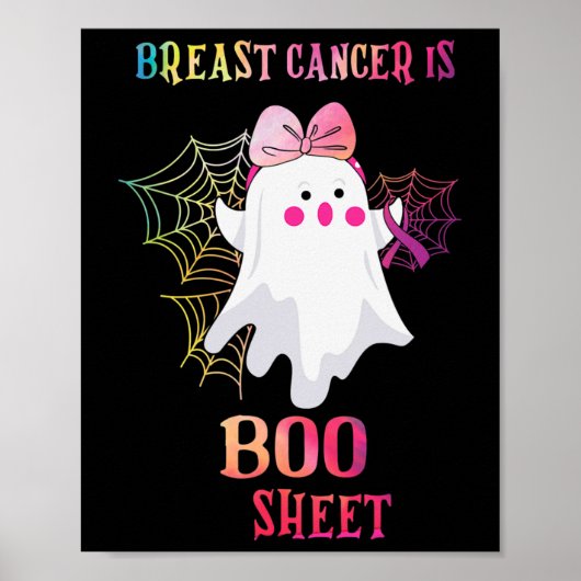 Borstkanker is Boo Blad1 Poster (Voorkant)