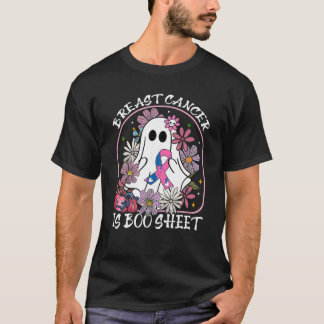 Borstkanker is Boo Sheet Ghost Halloween Awarene T-shirt
