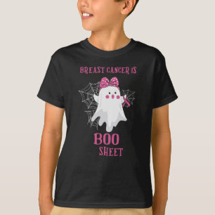 Borstkanker is BOO Sheet Ghost Halloween Costuum T-shirt
