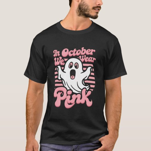 Borstkanker is Boo Sheet - Grappige Halloween Ghos T-shirt (Voorkant)