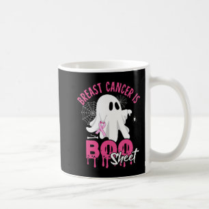 Borstkanker is Boo Sheet Halloween Breast Cancer Koffiemok