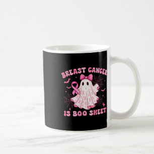 Borstkanker is Boo Sheet Halloween Breast Cancer Koffiemok
